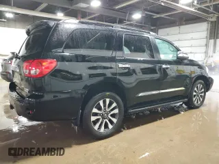 2010 Toyota Sequoia Ltd with VIN 5TDJY5G15AS028318, listed as a Copart auction lot 45147365 with 128,860 mi miles and Salvage Title. Bid and sale history available at carsss.com. Image 3.