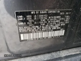 2018 Subaru Outback Limited with VIN 4S4BSENC2J3213109, listed as a Copart auction lot 60609905 with 32,899 mi miles and Salvage title. Bid and sale history available at DreamBid. Image 13.