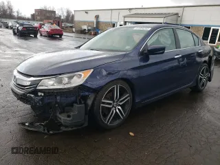 2016 Honda Accord Sport с VIN 1HGCR2F56GA059867, выставлен на аукционе Copart как лот 51954265 с пробегом 133 682 миль миль и Списание • Salvage title. История ставок и продаж доступна на DreamBid. Изображение 1.