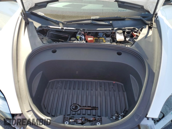 2022 Tesla Model 3 with VIN 5YJ3E1EA3NF125895, listed as a Copart auction lot 50042005 with 47,181 mi miles and Salvage Title. Bid and sale history available at DreamBid. Image 13.