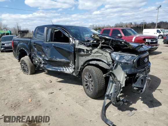 2023 Ford Ranger XL with VIN 1FTER4FH5PLE12746, listed as a Copart auction lot 50188645 with 46,334 mi miles and Salvage title. Bid and sale history available at DreamBid. Image 4.