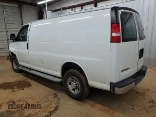 2020 Chevrolet Express Cargo with VIN 1GCWGAFG8L1203183, listed as a Copart auction lot 46116005 with 65,023 mi miles and Salvage title. Bid and sale history available at DreamBid. Image 2.
