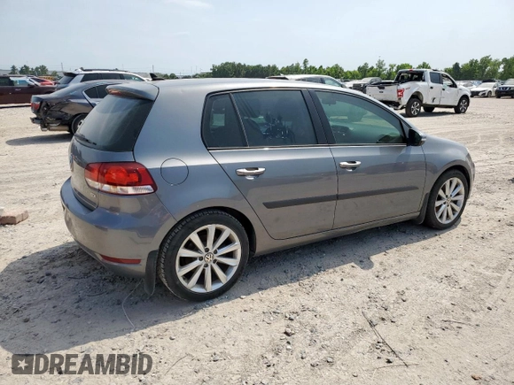 2012 Volkswagen Golf TDI z VIN WVWDM7AJXCW009568, wystawiony jako Copart lot #57956365 z przebiegiem 168 640 mil mil oraz Czysty tytuł • Clean title. Historia ofert i sprzedaży dostępna na DreamBid. Obrazek 3.