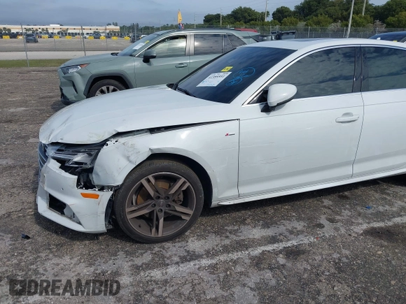 2018 Audi A4 Premium Plus with VIN WAULMAF48JA090847, listed as a IAAI auction lot 41389591 with 74,551 mi miles. Bid and sale history available at carsss.com. Image 6.