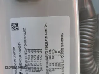 2024 GMC Hummer EV 2X z VIN 1GKB0NDE8RU106525, wystawiony jako Copart lot #54308665 z przebiegiem 4762 mil mil oraz Szkody całkowita. Historia ofert i sprzedaży dostępna na DreamBid. Obrazek 14.