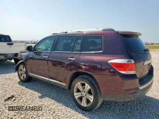 2012 Toyota Highlander Limited with VIN 5TDYK3EH9CS068537, listed as a Copart auction lot 59671085 with 166,864 mi miles and Salvage title. Bid and sale history available at DreamBid. Image 2.