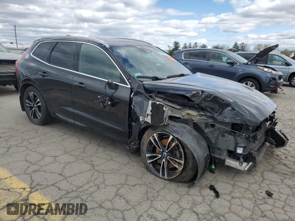2019 Volvo XC60 Momentum with VIN LYV102RK9KB197180, listed as a Copart auction lot 53081745 with 59,505 mi miles and Salvage title. Bid and sale history available at DreamBid. Image 4.