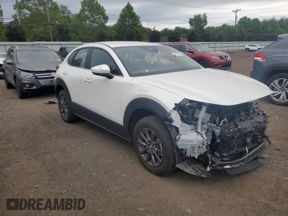 2024 Mazda CX-30 S with VIN 3MVDMBAM8RM639660, listed as a Copart auction lot 62124575 with 24,227 mi miles and Salvage title. Bid and sale history available at DreamBid. Image 4.