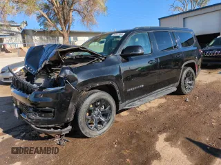 2022 Jeep Wagoneer Series II with VIN 1C4SJVBT1NS101537, listed as a Copart auction lot 52617565 with 52,347 mi miles and Salvage title. Bid and sale history available at DreamBid. Image 1.