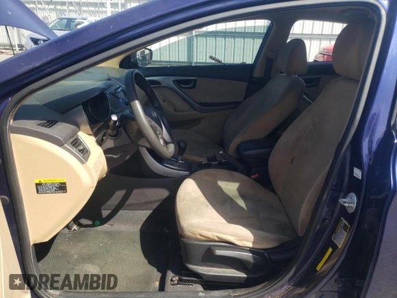 2013 Hyundai Elantra GLS с VIN 5NPDH4AE1DH332789, выставлен на аукционе Copart как лот 63029535 с пробегом Не указан миль и Чистый • Clean title. История ставок и продаж доступна на DreamBid. Изображение 7.