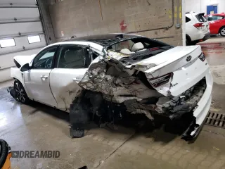 2016 Kia Optima SXL Turbo with VIN 5XXGV4L26GG052021, listed as a Copart auction lot 54018535 with 109,409 mi miles and Salvage title. Bid and sale history available at DreamBid. Image 2.