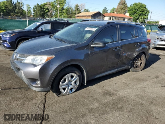 2013 Toyota RAV4 LE with VIN JTMBFREV0DD042182, listed as a Copart auction lot 60904055 with 113,387 mi miles and Salvage title. Bid and sale history available at DreamBid. Image 1.