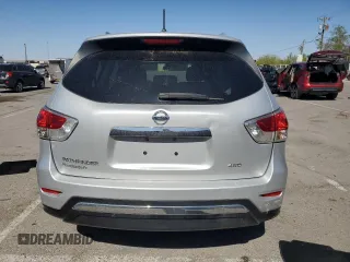 2015 Nissan Pathfinder Platinum with VIN 5N1AR2MMXFC678664, listed as a Copart auction lot 55984535 with 121,831 mi miles and Salvage title. Bid and sale history available at DreamBid. Image 6.