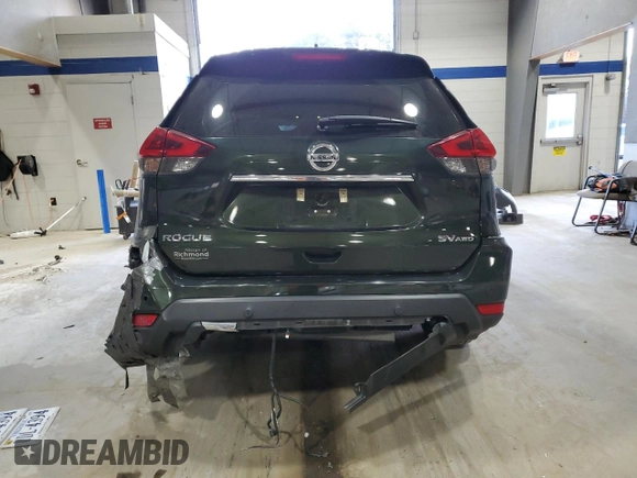 2019 Nissan Rogue SV with VIN 5N1AT2MV8KC756654, listed as a Copart auction lot 85991894 with 86,947 mi miles and Salvage Title. Bid and sale history available at DreamBid. Image 6.