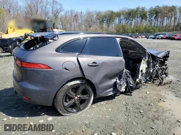 2017 Jaguar F-Pace 35t R-Sport with VIN SADCL2BV2HA096636, listed as a Copart auction lot 60959695 with Not provided miles and Non repairable. Bid and sale history available at DreamBid. Image 3.