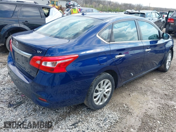 2018 Nissan Sentra SV with VIN 3N1AB7AP1JL634668, listed as a IAAI auction lot 42017714 with 81,410 mi miles. Bid and sale history available at carsss.com. Image 4.