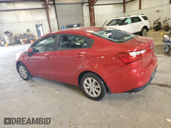 2017 Kia Rio LX with VIN KNADM4A34H6035510, listed as a Copart auction lot 63038054 with 52,837 mi miles and Salvage Title. Bid and sale history available at carsss.com. Image 2.