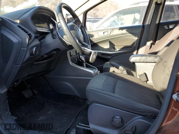 2020 Ford EcoSport SE with VIN MAJ6S3GLXLC317881, listed as a Copart auction lot 88983795 with Not Provided miles and Non Repairable. Bid and sale history available at DreamBid. Image 7.