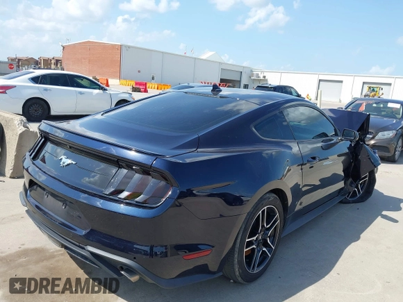 2021 Ford Mustang EcoBoost with VIN 1FA6P8TH7M5134461, listed as a IAAI auction lot 42526727 with 56,494 mi miles and . Bid and sale history available at DreamBid. Image 4.