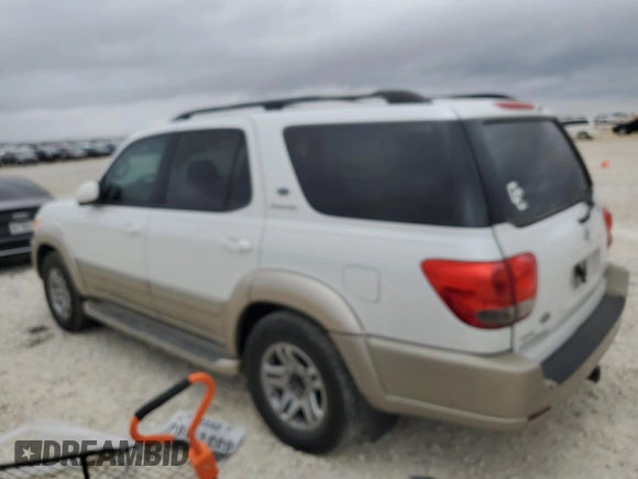 2005 Toyota Sequoia Limited with VIN 5TDZT38A85S260745, listed as a Copart auction lot 85865544 with Not Provided miles and Salvage Title. Bid and sale history available at DreamBid. Image 2.
