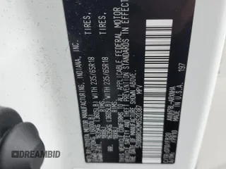 2021 Toyota Highlander Hybrid LE with VIN 5TDBBRCH2MS520387, listed as a Copart auction lot 54453245 with 81,505 mi miles and Salvage title. Bid and sale history available at DreamBid. Image 14.