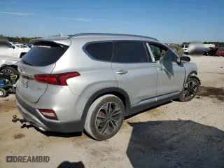 2019 Hyundai Santa Fe Limited with VIN 5NMS53AA6KH023997, listed as a Copart auction lot 49528495 with 0 mi miles and Non Repairable. Bid and sale history available at carsss.com. Image 3.