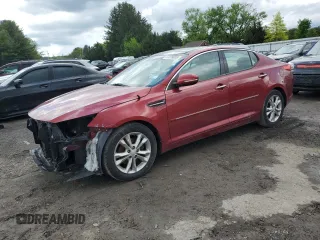 2013 Kia Optima EX z VIN 5XXGN4A72DG245695, wystawiony jako Copart lot #57225035 z przebiegiem 80 005 mil mil oraz Szkoda całkowita • Salvage title. Historia ofert i sprzedaży dostępna na DreamBid. Obrazek 1.