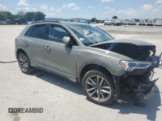 2022 Audi Q3 S line Premium Plus with VIN WA1EECF33N1143143, listed as a Copart auction lot 62233115 with Not provided miles and Salvage title. Bid and sale history available at DreamBid. Image 4.