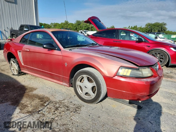 2002 Ford Mustang Standard with VIN 1FAFP40482F101065, listed as a Copart auction lot 62633895 with 223,363 mi miles and Salvage title. Bid and sale history available at DreamBid. Image 4.