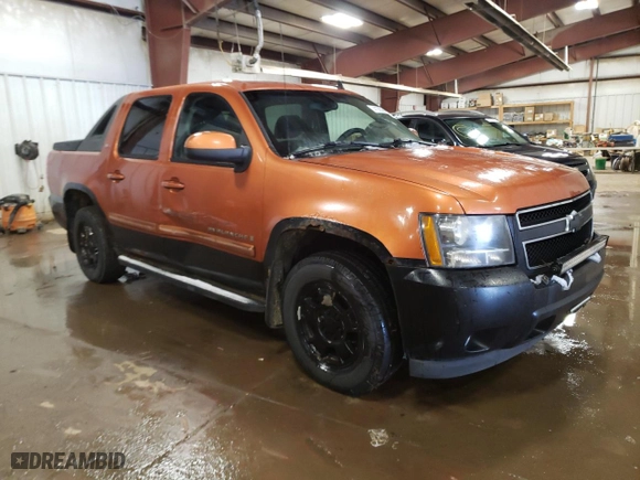 2007 Chevrolet Avalanche LTZ with VIN 3GNFK123X7G222768, listed as a Copart auction lot 41603865 with 290,051 mi miles and Clean Title. Bid and sale history available at carsss.com. Image 4.