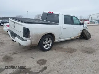 2018 Ram 1500 Big Horn with VIN 3C6RR7LT5JG135653, listed as a IAAI auction lot 41626601 with 91,267 mi miles. Bid and sale history available at carsss.com. Image 4.