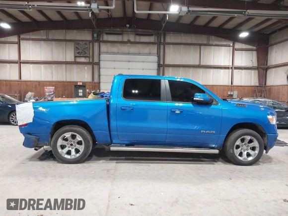 2022 Ram 1500 Big Horn with VIN 1C6RRFFG4NN343089, listed as a IAAI auction lot 41807604 with 26,443 mi miles. Bid and sale history available at carsss.com. Image 13.