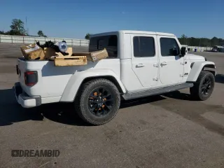 2021 Jeep Gladiator Overland with VIN 1C6HJTFG2ML557221, listed as a Copart auction lot 52453215 with 70,189 mi miles and Salvage title. Bid and sale history available at DreamBid. Image 3.
