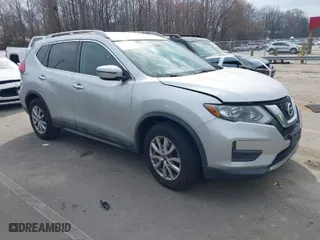 2017 Nissan Rogue SV with VIN 5N1AT2MT6HC824702, listed as a IAAI auction lot 41683571 with 138,860 mi miles. Bid and sale history available at carsss.com. Image 1.
