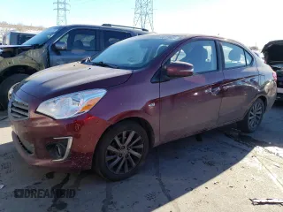 2017 Mitsubishi Mirage G4 SE with VIN ML32F4FJ4HHF15391, listed as a Copart auction lot 88032665 with 84,962 mi miles and Salvage Title. Bid and sale history available at carsss.com. Image 1.