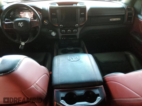 2019 Ram 1500 with VIN 1C6RRELG7KN716670, listed as a Copart auction lot 70481274 with 115,830 mi miles and Salvage title. Bid and sale history available at DreamBid. Image 8.