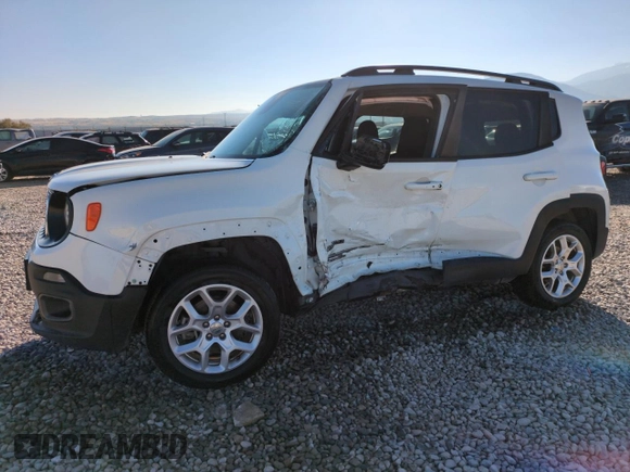 2018 Jeep Renegade Latitude with VIN ZACCJBBB0JPH11875, listed as a Copart auction lot 46358685 with 50,819 mi miles and Salvage title. Bid and sale history available at DreamBid. Image 1.