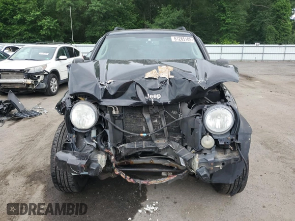 2006 Jeep Liberty Limited with VIN 1J4GL58K36W193043, listed as a Copart auction lot 61285185 with 163,518 mi miles and Salvage title. Bid and sale history available at DreamBid. Image 5.