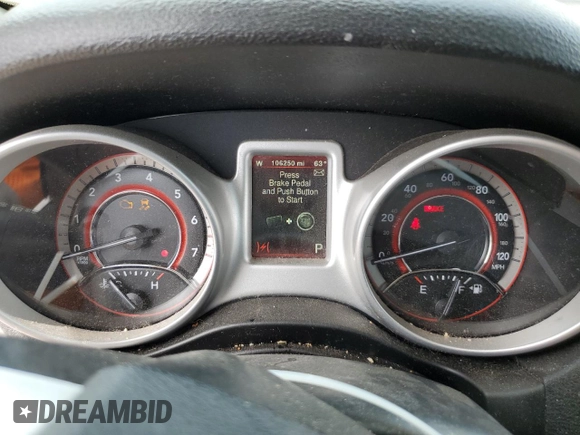 2017 Dodge Journey Crossroad Plus with VIN 3C4PDCGG9HT674069, listed as a Copart auction lot 51274105 with 106,250 mi miles and Salvage title. Bid and sale history available at DreamBid. Image 9.
