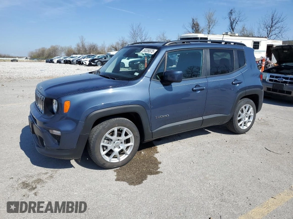 2020 Jeep Renegade Latitude with VIN ZACNJABB6LPL92291, listed as a Copart auction lot 50209375 with 46,651 mi miles and Salvage title. Bid and sale history available at DreamBid. Image 1.