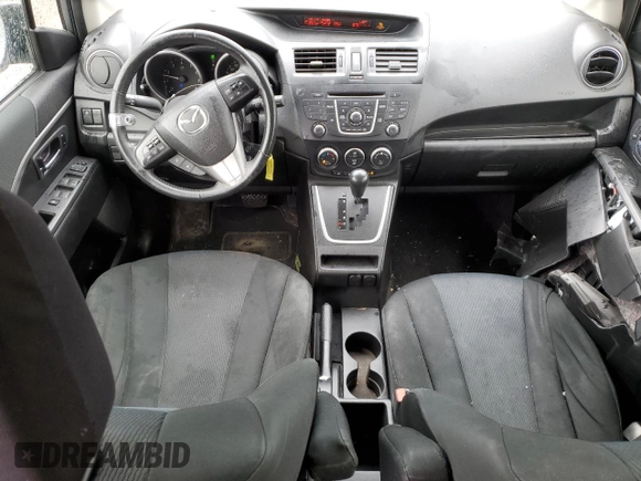 2014 Mazda 5 Touring with VIN JM1CW2CL3E0165593, listed as a Copart auction lot 53867365 with 250,927 mi miles and Salvage Title. Bid and sale history available at carsss.com. Image 8.