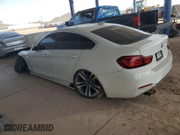 2020 BMW 4 Series 430i with VIN WBA4J1C06LCD72283, listed as a Copart auction lot 47252615 with Not provided miles and Salvage title. Bid and sale history available at DreamBid. Image 2.