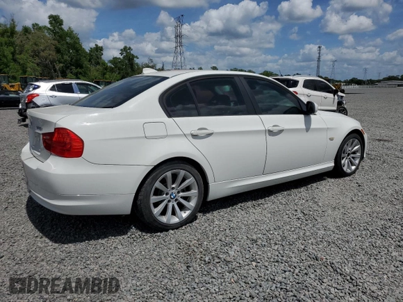 2011 BMW 3 Series 328i with VIN WBAPH7G59BNN02770, listed as a Copart auction lot 51772125 with 0 mi miles and Salvage Title. Bid and sale history available at carsss.com. Image 3.