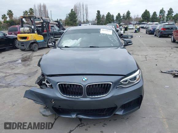 2015 BMW 2 Series M235i with VIN WBA1J7C50FV358774, listed as a IAAI auction lot 41559637 with 82,344 mi miles and . Bid and sale history available at carsss.com. Image 13.