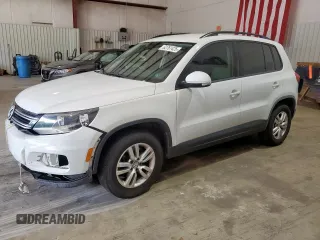 2016 Volkswagen Tiguan S with VIN WVGAV7AXXGW588261, listed as a Copart auction lot 62761425 with 108,164 mi miles and Salvage title. Bid and sale history available at DreamBid. Image 1.