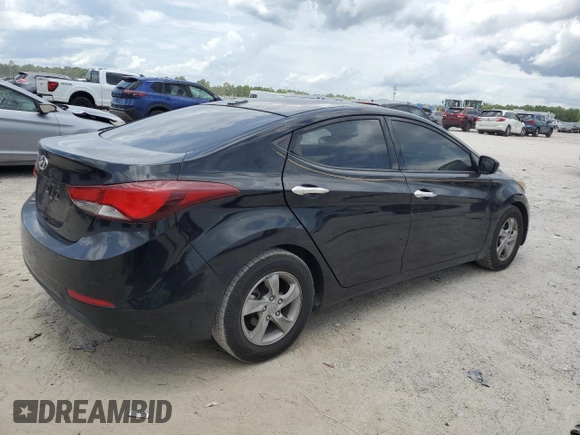 2014 Hyundai Elantra SE z VIN KMHDH4AE8EU070529, wystawiony jako Copart lot #60615255 z przebiegiem 128 052 mil mil oraz Szkoda całkowita • Salvage title. Historia ofert i sprzedaży dostępna na DreamBid. Obrazek 3.