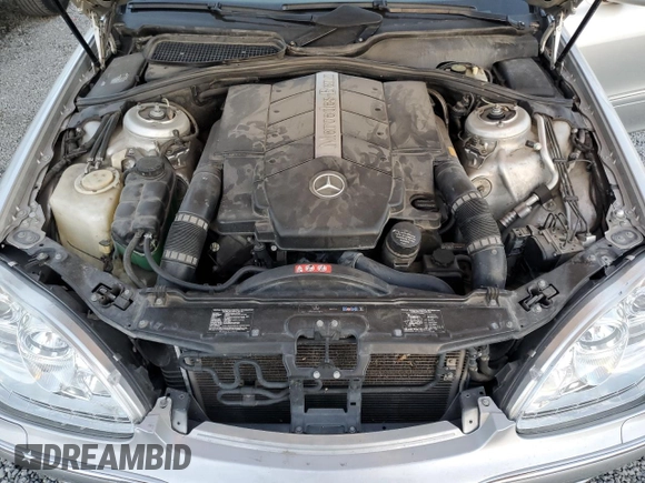 2005 Mercedes-Benz S-Class 4.3L with VIN WDBNG70J65A441019, listed as a Copart auction lot 47096515 with 162,773 mi miles and Clean Title. Bid and sale history available at carsss.com. Image 11.