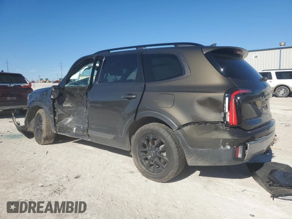 2023 Kia Telluride SX z VIN 5XYP5DGC9PG347113, wystawiony jako Copart lot #41649845 z przebiegiem 34 240 mil mil oraz Szkoda całkowita • Salvage title. Historia ofert i sprzedaży dostępna na DreamBid. Obrazek 2.