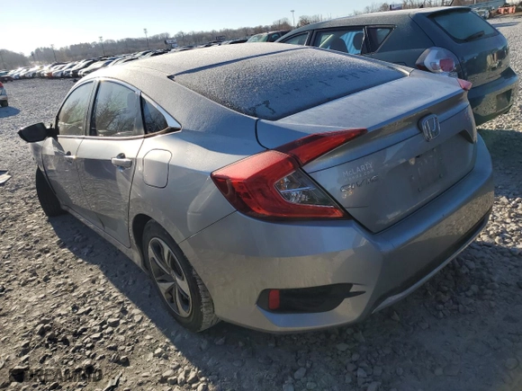 2019 Honda Civic Sedan LX with VIN 19XFC2F65KE022661, listed as a Copart auction lot 83552494 with 42,206 mi miles and Salvage Title. Bid and sale history available at carsss.com. Image 2.