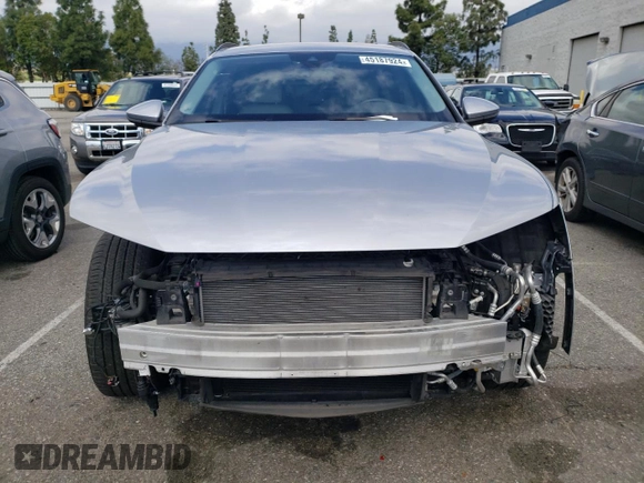 2021 Audi e-tron Premium with VIN WA1AAAGE7MB006939, listed as a Copart auction lot 45187924 with 49,600 mi miles and . Bid and sale history available at DreamBid. Image 5.